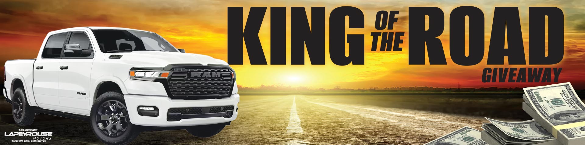 Promotion King of The Road Giveaway – February 2026