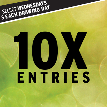 Promotion - 10X Entries – March 2025 - Cypress Bayou Casino and Hotel