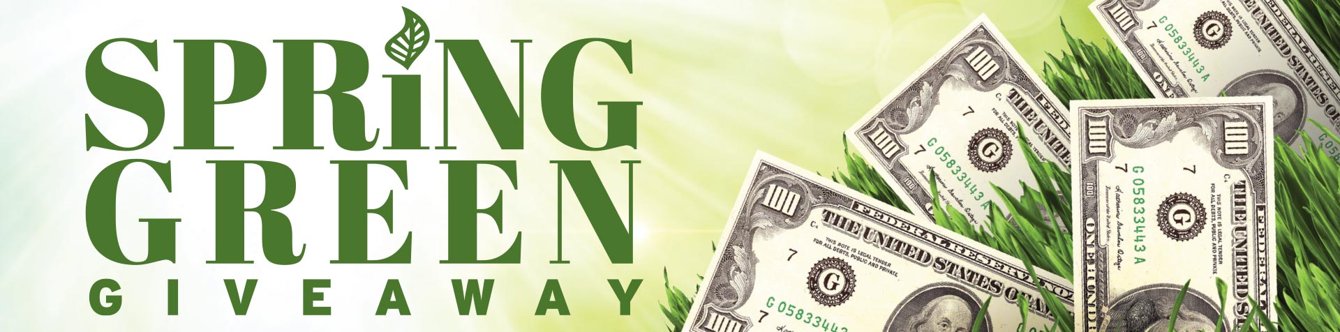 Promotion Spring Green Giveaway – April 2026