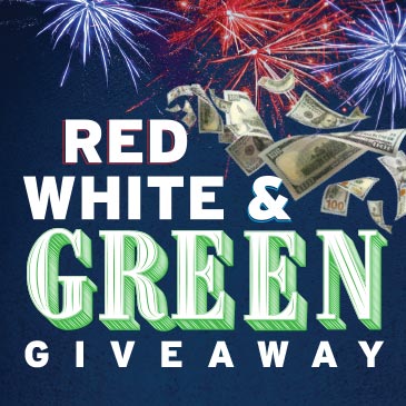Red, White and Green Giveaway