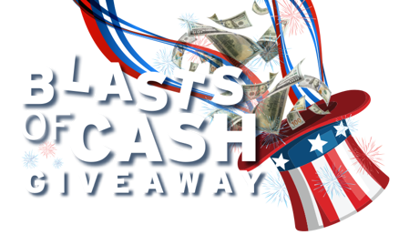 Blasts of Cash Giveaway -  Cypress Bayou Casino