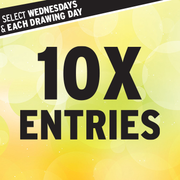 Promotion - 10X Entries – July 2024 - Cypress Bayou Casino and Hotel