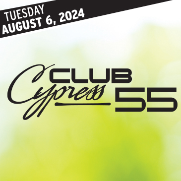 Promotion - Club 55 Benefits – August 2024 - Cypress Bayou Casino and Hotel