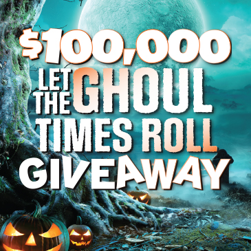 Promotion Let the Ghoul Times Roll Giveaway – October 2024 - Cypress Bayou Casino and Hotel