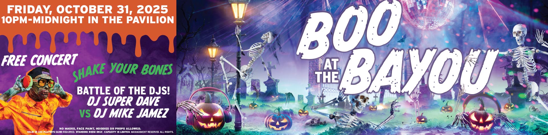 Entertainment - Pavilion - Boo at the Bayou