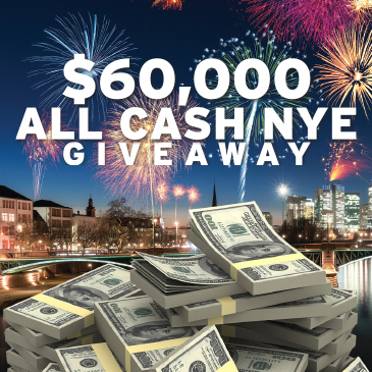 $60,000 All Cash NYE Giveaway