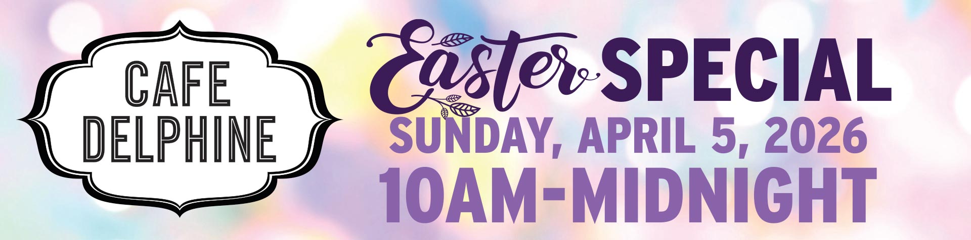 Promotion - Easter Special - April 2026